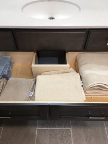 bathroom cabinet drawer