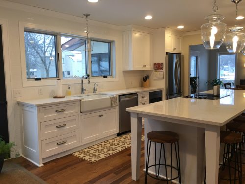 kitchen with view of sink