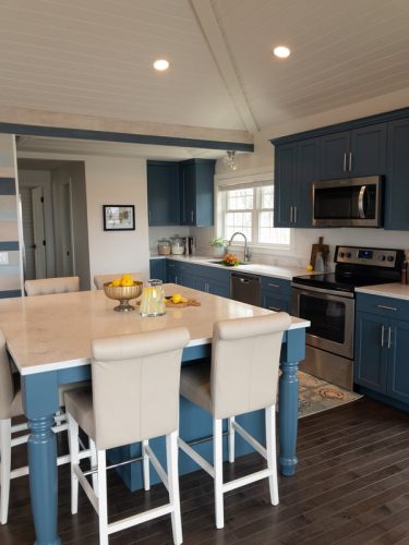 nautical cottage kitchen island