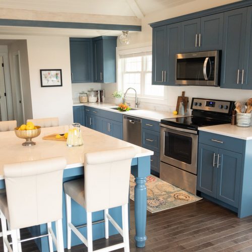 nautical cottage kitchen