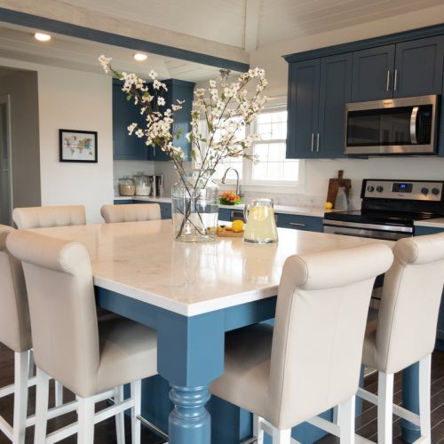 nautical cottage kitchen island