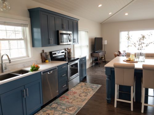 nautical cottage kitchen