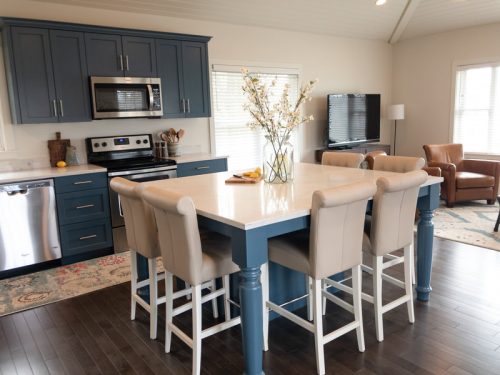 nautical cottage kitchen island