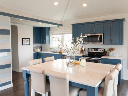 nautical cottage kitchen island